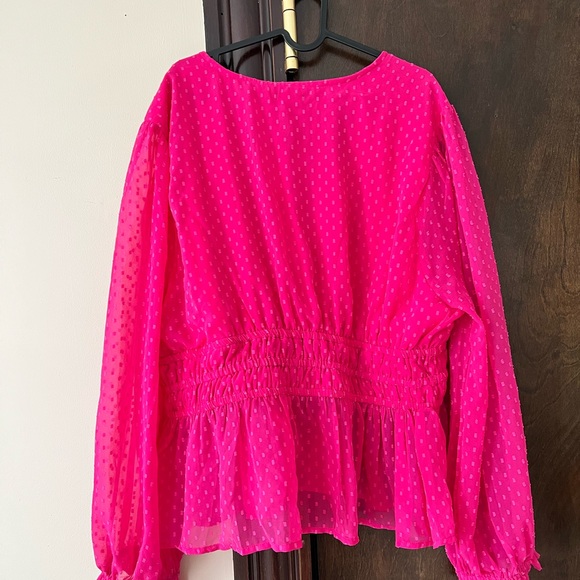 HOT PINK PEPLUM - Picture 4 of 5